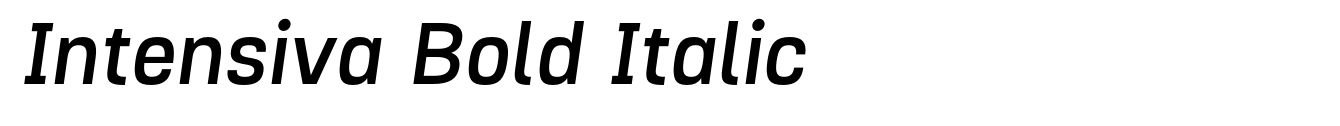 Intensiva Bold Italic image